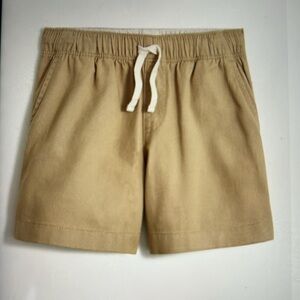 NWT J. Crewcuts Soft Twill Drawstring Dock Short in British Khaki, 8